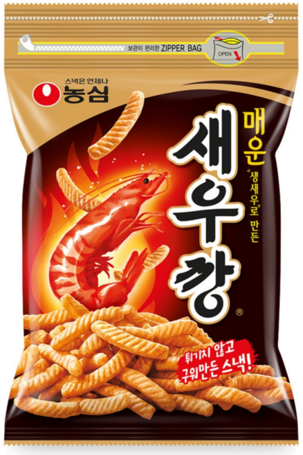 농심 매운새우깡, 400g, 1개