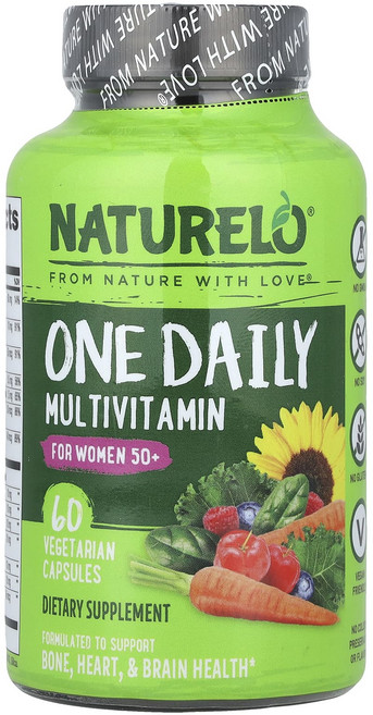 NATURELO 원 데일리 종합비타민 50세 이상 여성용 베지 캡슐 60정, NATURELO원데일리종합비타민50세이상여성용베지캡슐6, 1개