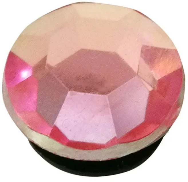 1PCS 블링 크리스탈 PVC 구두 매력 꽃 하트 모양의 보석 DIY 액세서리 구두 장식 매력 투명 다이아몬드, 05 050-11