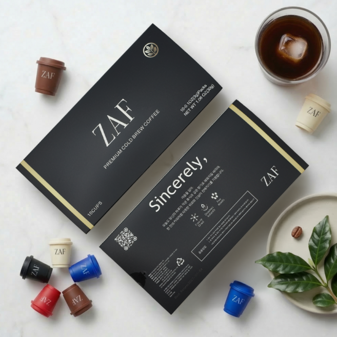 ZAF 자프 콜드브루 커피 선물세트 10개입 (5종 x 2p), 1세트, 3g