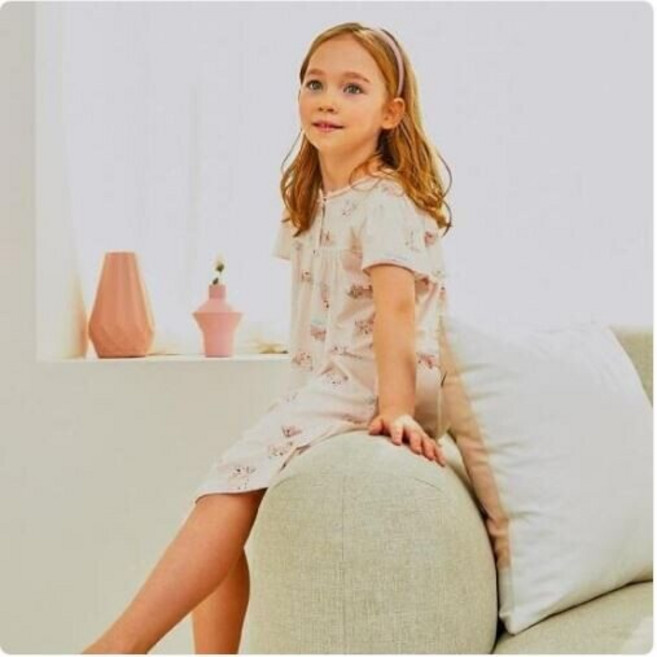 오가닉맘 해니반소아동원피스잠옷 (MJMSSW13)_GN