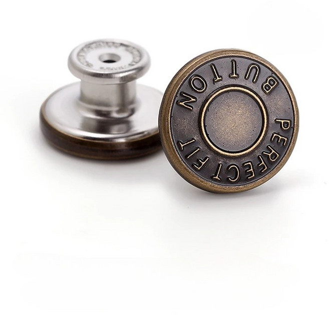 캔디플래닛 3세트 신형 요술단추 매직단추 바지수선 단추, 매직스냅 브론즈, 3개