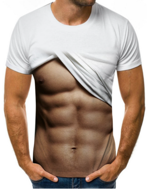 쓸모없는 선물 근육 반팔티 잠옷