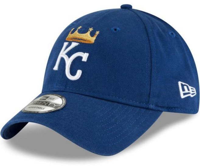 뉴에라 New Era MLB 코어 클래식 9TWENTY 쿠퍼스타운 조절식 모자 캡 프리사이즈, One Size, Kansas City Royals, 1개