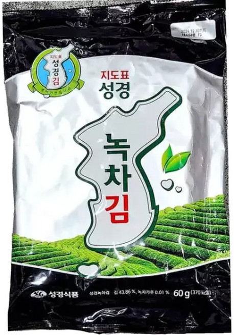 성경 전장김 녹차 60G 구운김, 1개