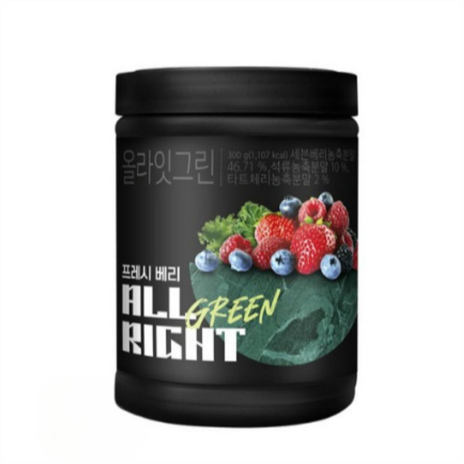 올라잇 그린 프레시 베리맛, 2개, 300g