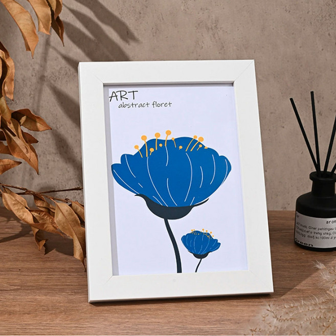 마벨인홈 모던 프레임 감성 인테리어 소품 포스터 사진 액자, 2개, 화이트