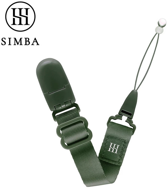 Simba 小獅王辛巴 蘊蜜夜光奶嘴帶, 治綠, 1個