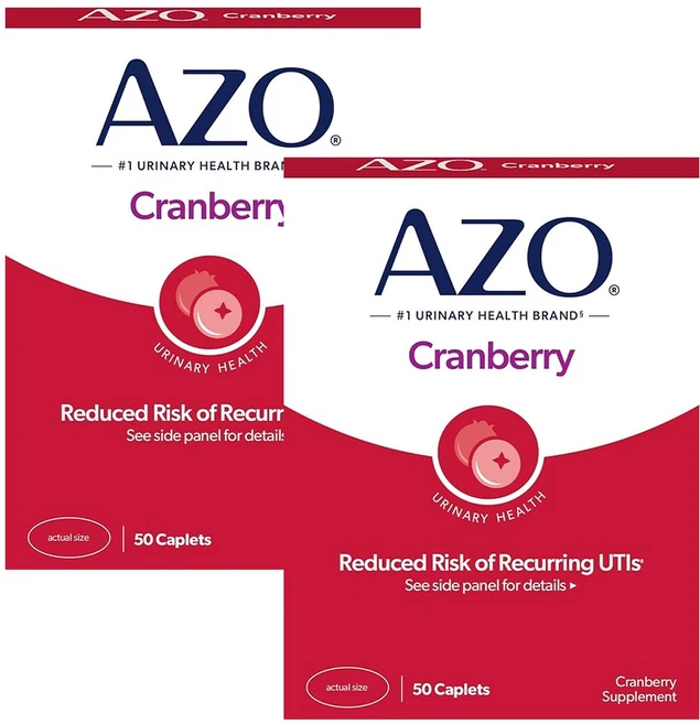 Azo 아조 크랜베리, 50정, 2개, 50정 - 쿠팡