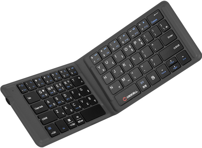 크로셀 C-Flip Wallet 월렛 멀티페어링 블루투스 무선 접이식 키보드, 제조사축