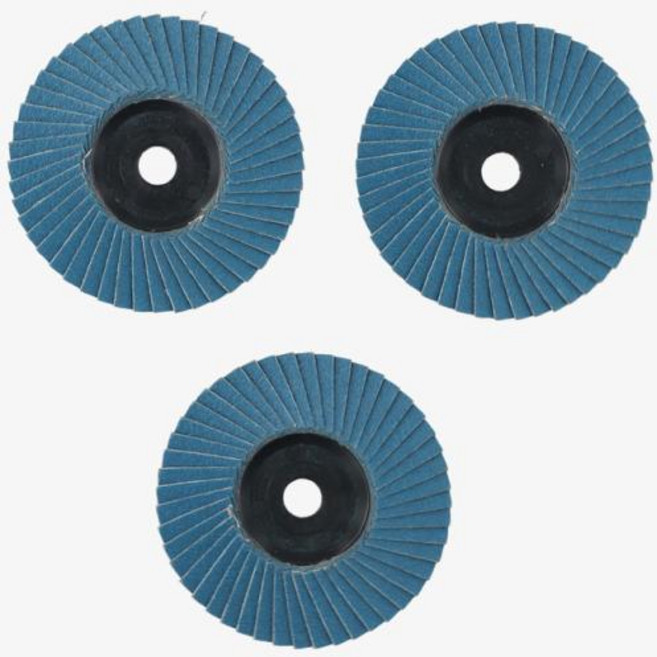 핸드그라인더용 연마 디스크힐 날개페파 날개사포 플랫 플랩 디스크 앵글 목재 절단 75mm 그라인딩 휠 3 인치 구멍 10mm 120 모래 그레인 개, 3) 120, 1개