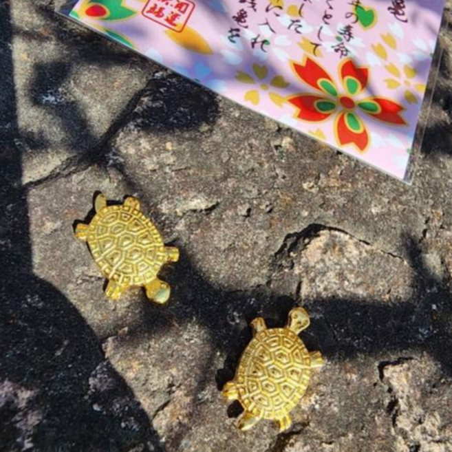 황금 거북이 장식 소형 금거북이 풍수 재물운 인테리어 개업 집들이 선물, 금색