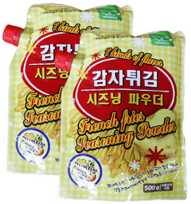 미담채 시즈닝 파우더 허니버터맛 박스, 500g, 10개