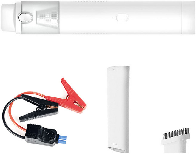 샤오미 초강력 자동차 무선 청소기 + 점프스타터 + 보조배터리, 화이트