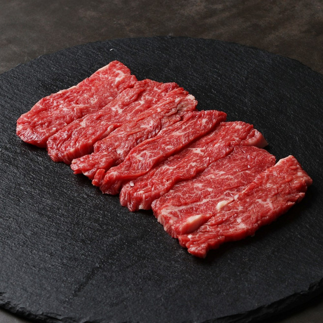우가우가 암소 한우 치마살 1++ 등급 (8이상) 구이용 (냉장) 200g 1팩, 1개