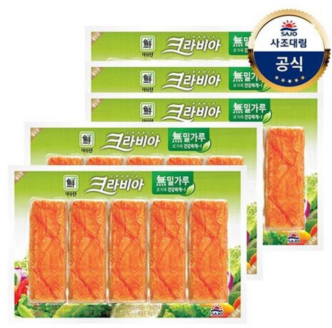 [사조대림] [대림냉장] 크라비아 90g x50개 /맛살/대용량, 30개