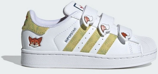 아디다스 오리지널스 키즈 디즈니 주토피아 슈퍼스타 II 컴포트 클로저 JQ1334