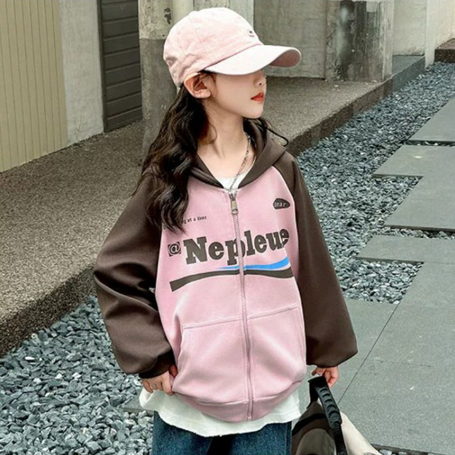 재한 주니어 캐주얼 후드 집업 [2712]