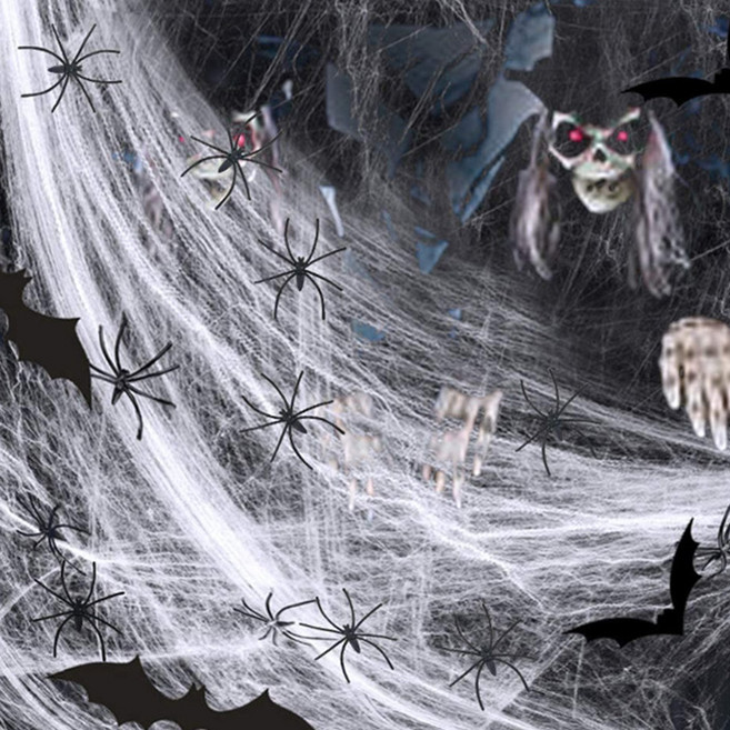 [예쁨주의지호] 할로윈 라텍스풍선 모음 E / 할로윈풍선/할로윈장식/ 할로윈파티/할로윈거미풍선/할로윈현수막, E_할로윈 리얼 미세거미줄