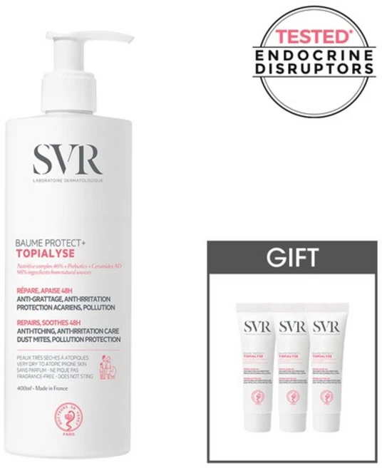 [극건조피부개선] SVR 토피알리즈 밤프로텍트+ 400ml+크림30ml, 1개, 400ml - 쿠팡