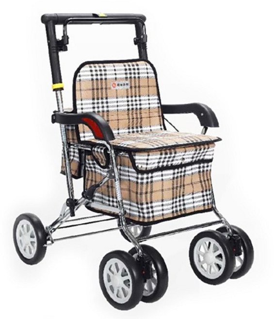 케어라인 성인용보행기 F-215 실버카 노인보행기, 1개