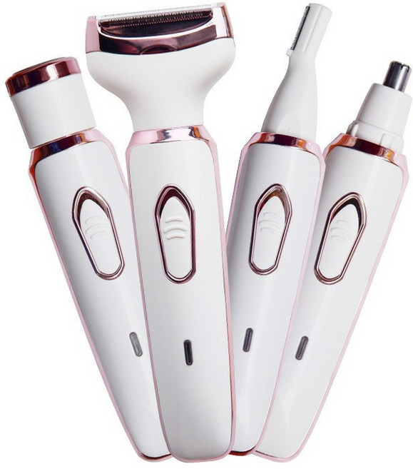 四合一女士電動剃毛器, 四合一套裝, 電動剃毛刀