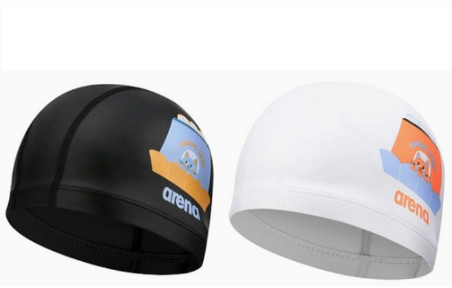 A5AC1AQ51_IYDP아레나 키즈푸딩 우레탄코팅수모 2790398, 블랙, 1개