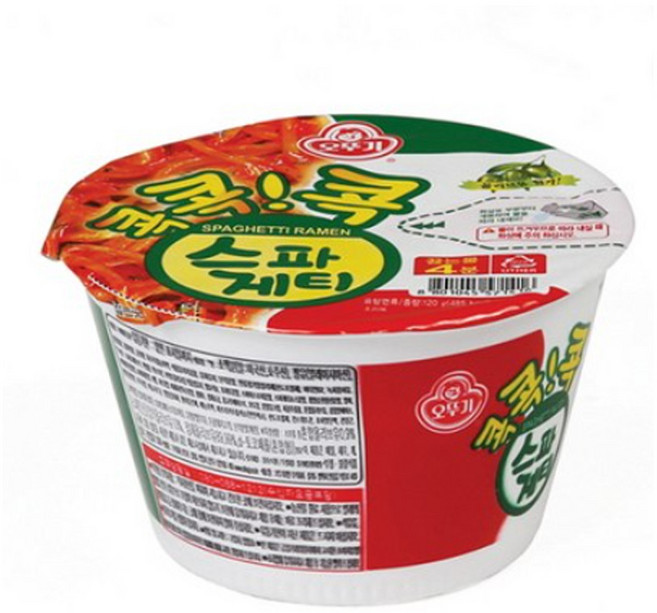 오뚜기 스파게티큰컵 120g, 12개