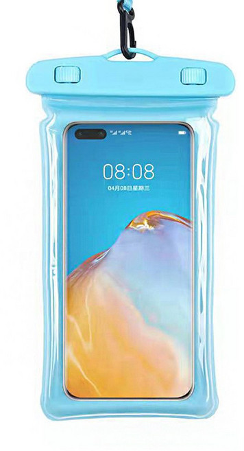 완벽 방수 단컬러 에어 튜브 방수팩, 1개, 스카이