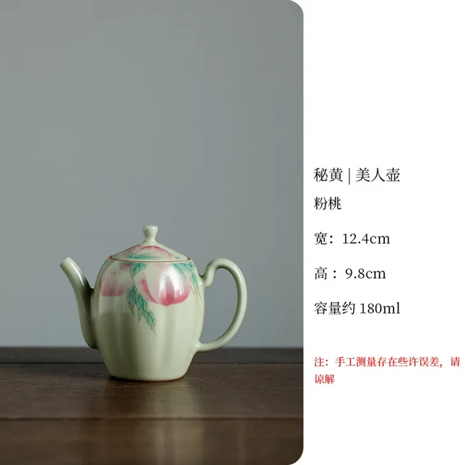 중국 스타일 러시아 도자기 골동품 티팟 레트로 세라믹 스몰 사이즈 육각 냄비 쿵푸 세트, 16 Style 6 180ml, 1개