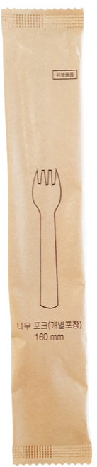 생활을그리다 우드포크 160mm, 1개입, 100개