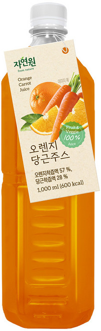 자연원 오렌지당근주스, 1개, 1L