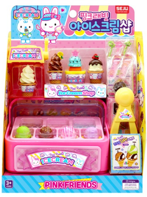 세주 핑크래빗 아이스크림샵, 단품, 1개