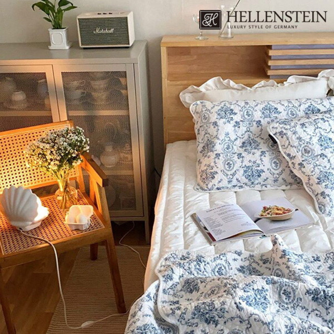 [헬렌스타인] 아쿠아 코튼 스프레드 세트 S/SS, 아쿠아블루, 1개