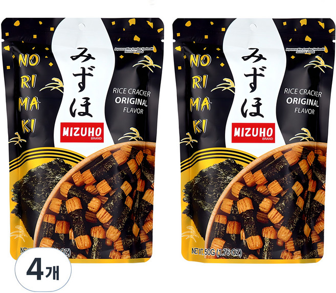 미즈호 노리마끼 오리지날, 50g, 4개