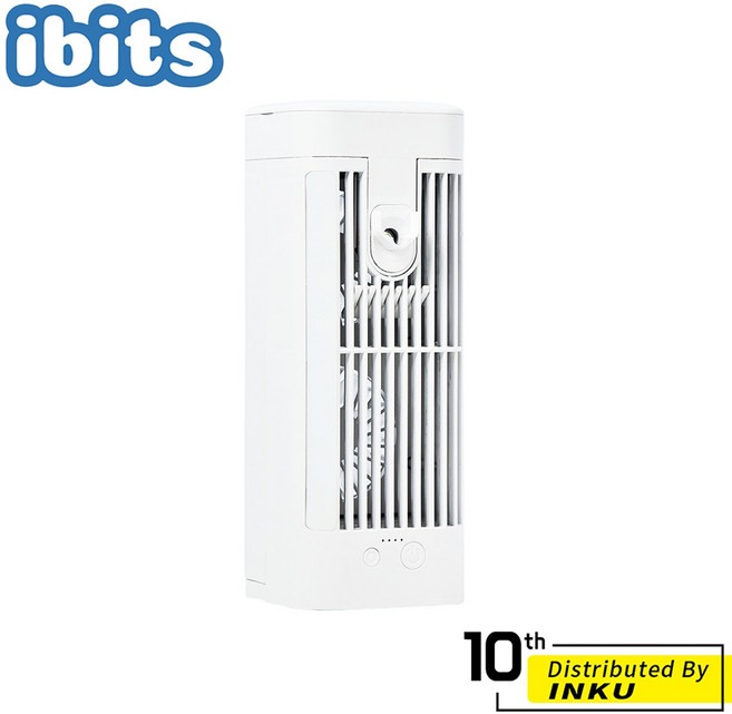 ibits ES 噴霧冷風機空調扇 消暑 水冷扇三檔 懸吊小夜燈製冷, 1200mAh