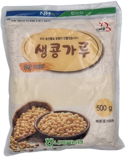 농협 함평 나비골농협 생콩가루, 500g, 1개