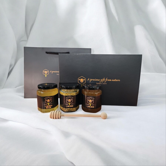 천연꿀 화분 선물세트 100%국내생산 명절선물세트 추석선물 결혼답례품, 1kg