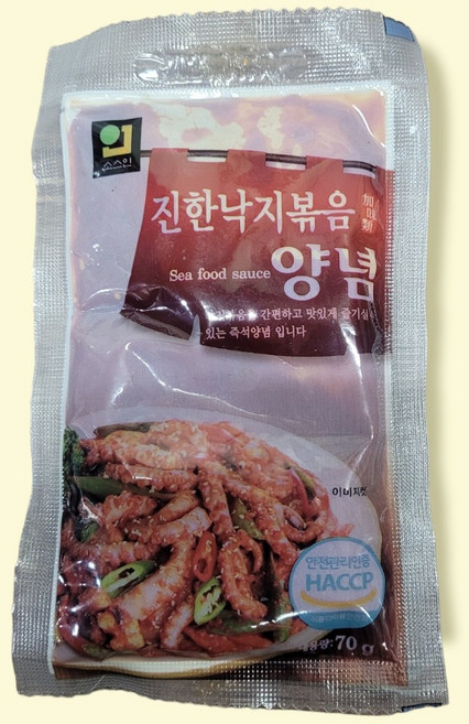 심즈오븐 진한 낙지볶음 양념70g 쉽고 간편하게 요리소스(액상), 1개, 70g