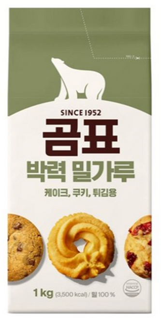 곰표 박력 밀가루, 1kg, 1개
