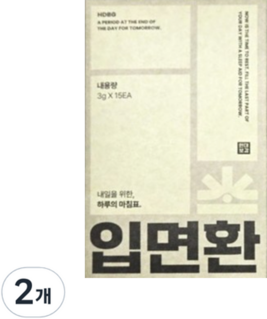 [본사정품] 현대보감 입면환 산조인 고농축 농축환, 2개, 15회분