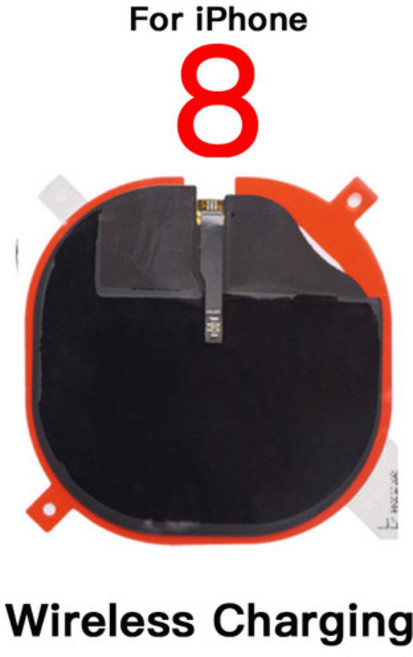 iPhone 8용 내부 부품 홈 버튼 전면 카메라 전원 볼륨 충전 플렉스 케이블 이어 라우드 스피커 모든 나사 브래킷, [05] NFC Coil, 1개