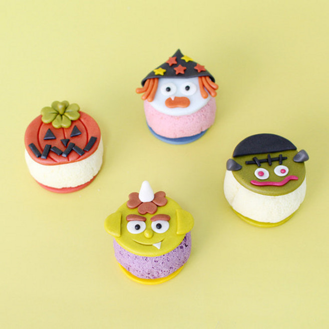 라이스클레이쌀이랑놀자 할로윈유령쌀카롱 실속형세트, 할로윈쌀카롱실속형