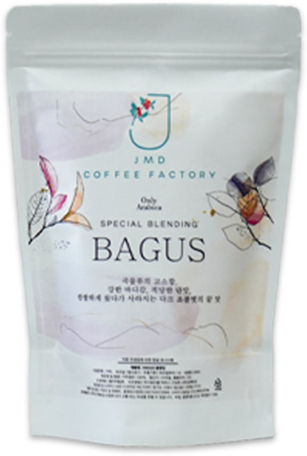 당일로스팅 고소한 묵직한 Bagus 블렌딩 커피 원두, 1개, 1kg, 홀빈(분쇄안함)