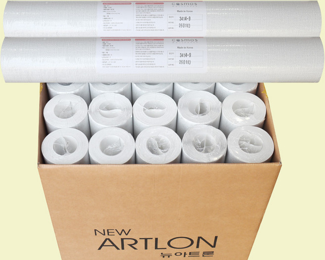 아트론 소폭합지 도배지 단색 셀프 롤벽지 원룸도배 월세 도배 종이 전세 월세 친환경벽지 일반벽지 셀프벽지, 라이트 블루 3414-9