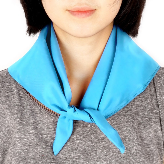 파티짱 응원 스카프 손수건 팀 체육대회 운동회, 응원스카프(하늘), 10개