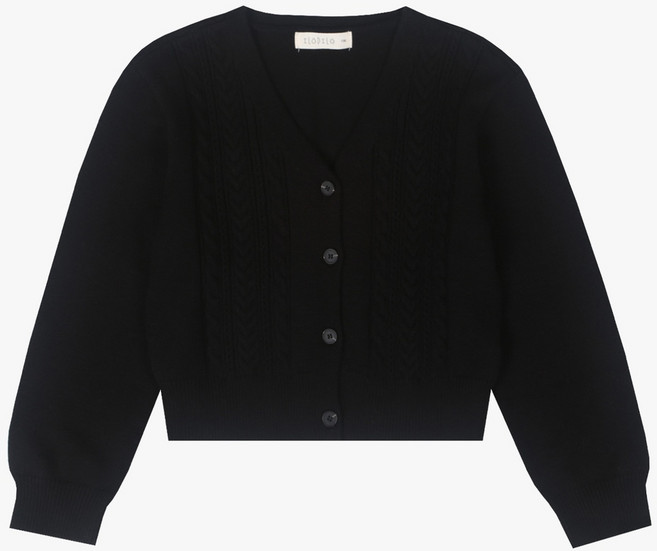 일로딜로 * 단정V넥 가디건 IDCK25W3Z_괴정점