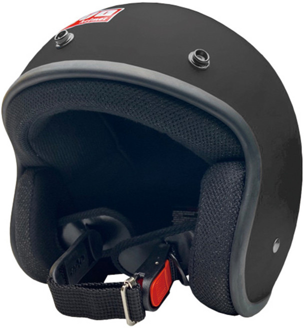 iMini 復古摩托車安全帽, 消光黑