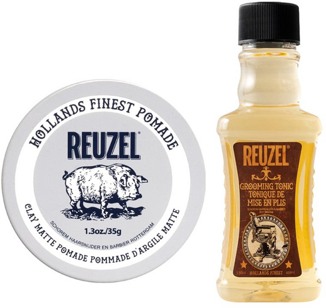 리우젤 그루밍 토닉 100ml + 클레이 매트 포마드 35g, 1개