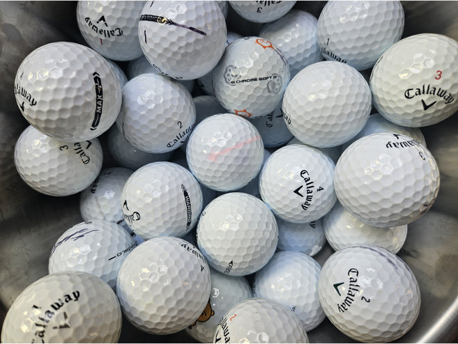 캘러웨이로스트볼 화이트 A-등급 50개